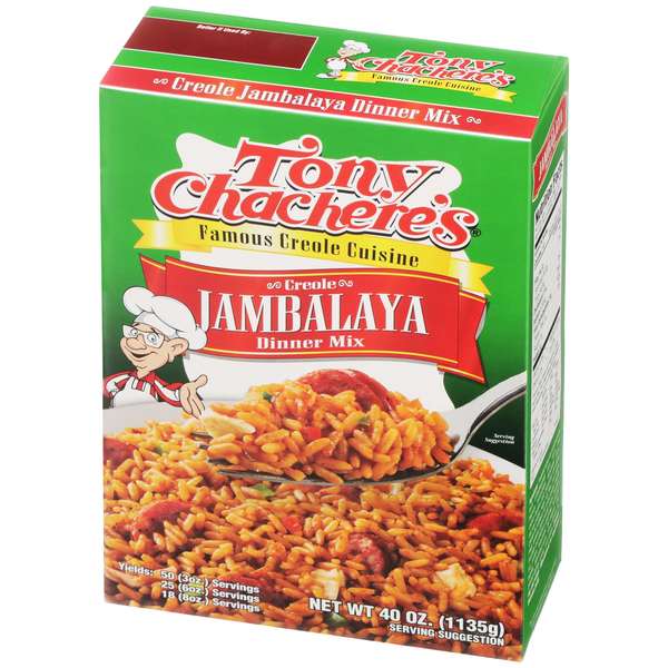 Tony Chacheres Creole Foods Tony Chachere's Jambalaya Mix 40 oz., PK8 00342